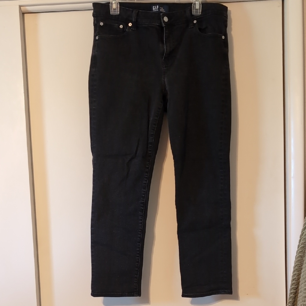 GAP Women's Black Straight Jeans Sz16